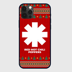 Чехол для iPhone 12 Pro Red Hot Chili Peppers new year, цвет: 3D-черный