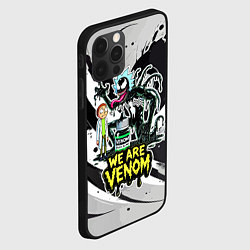 Чехол для iPhone 12 Pro Rick-Venom and Morty - meme, цвет: 3D-черный — фото 2