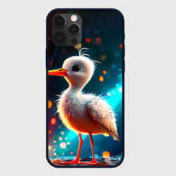 Чехол для iPhone 12 Pro Аистенок, цвет: 3D-черный