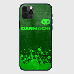 Чехол iPhone 12 Pro DanMachi - green gradient посередине