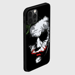 Чехол для iPhone 12 Pro Joker - хит леджер, цвет: 3D-черный — фото 2