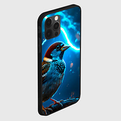Чехол для iPhone 12 Pro Воробей в грозу, цвет: 3D-черный — фото 2