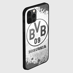 Чехол для iPhone 12 Pro Borussia - white gradient, цвет: 3D-черный — фото 2