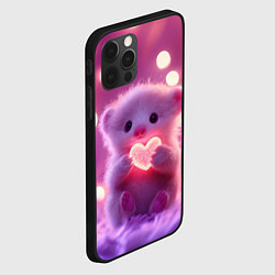 Чехол для iPhone 12 Pro Милый грызун с сердечком, цвет: 3D-черный — фото 2