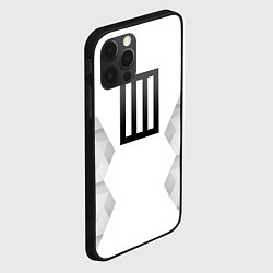 Чехол для iPhone 12 Pro Paramore white poly, цвет: 3D-черный — фото 2