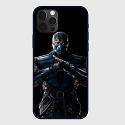 Чехол для iPhone 12 Pro Mortal kombat - Sub Zero, цвет: 3D-черный