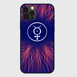 Чехол для iPhone 12 Pro Marilyn Manson red energy, цвет: 3D-черный