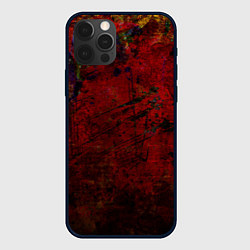 Чехол для iPhone 12 Pro Абстракция - dark grunge mood, цвет: 3D-черный