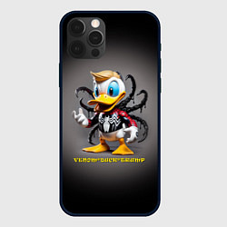 Чехол для iPhone 12 Pro Venom-Duck-Trump joke, цвет: 3D-черный