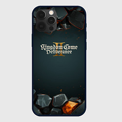 Чехол для iPhone 12 Pro Kingdom Come Deliverance 2 каменная текстура, цвет: 3D-черный