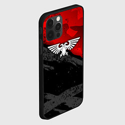 Чехол для iPhone 12 Pro Вархаммер - аквила красный, цвет: 3D-черный — фото 2
