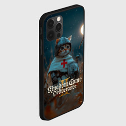 Чехол для iPhone 12 Pro Kingdom Come Deliverance 2 рыцарь котенок, цвет: 3D-черный — фото 2