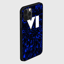 Чехол для iPhone 12 Pro GTA 6 blue energy, цвет: 3D-черный — фото 2