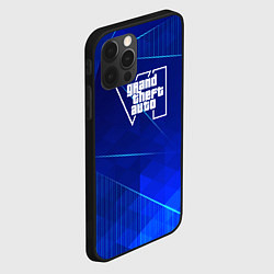 Чехол для iPhone 12 Pro GTA6 blue poly, цвет: 3D-черный — фото 2