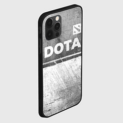 Чехол для iPhone 12 Pro Dota - grey gradient посередине, цвет: 3D-черный — фото 2