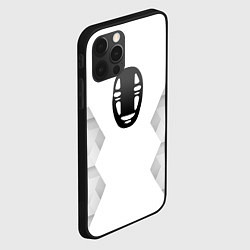 Чехол для iPhone 12 Pro Spirited Away white poly, цвет: 3D-черный — фото 2