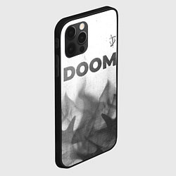 Чехол для iPhone 12 Pro Doom - white gradient посередине, цвет: 3D-черный — фото 2