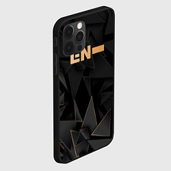 Чехол для iPhone 12 Pro Enhypen golden poly, цвет: 3D-черный — фото 2