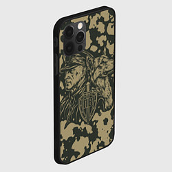 Чехол для iPhone 12 Pro Пограничник с собакой, цвет: 3D-черный — фото 2