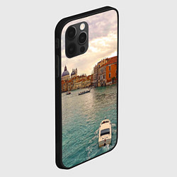 Чехол для iPhone 12 Pro Гранд-канал Венеции - городской пейзаж, цвет: 3D-черный — фото 2