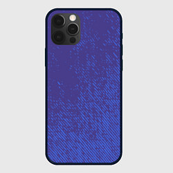 Чехол для iPhone 12 Pro Джинс с потертостями-синий, цвет: 3D-черный