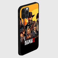 Чехол для iPhone 12 Pro Red Dead Redemption 2, цвет: 3D-черный — фото 2