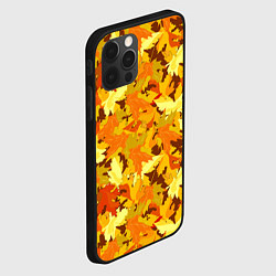 Чехол для iPhone 12 Pro Золотая кленовая осень, цвет: 3D-черный — фото 2
