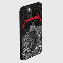 Чехол для iPhone 12 Pro Metallica - scavenger on the skull, цвет: 3D-черный — фото 2