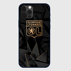 Чехол для iPhone 12 Pro Lyon golden poly, цвет: 3D-черный