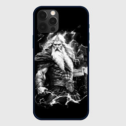 Чехол для iPhone 12 Pro Перун бог громовержец, цвет: 3D-черный