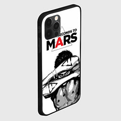 Чехол для iPhone 12 Pro 30 Seconds to Mars - poster, цвет: 3D-черный — фото 2
