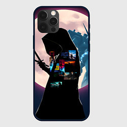 Чехол для iPhone 12 Pro Для любителя аниме, цвет: 3D-черный