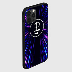 Чехол для iPhone 12 Pro Pink Floyd neon energy, цвет: 3D-черный — фото 2