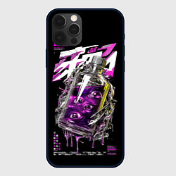 Чехол для iPhone 12 Pro Глаза в бутылке, цвет: 3D-черный