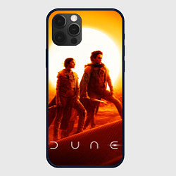Чехол для iPhone 12 Pro Пол Атрейдес и Чани Dune part two, цвет: 3D-черный