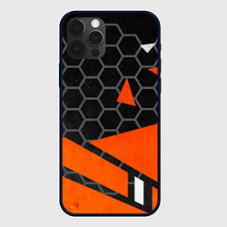 Чехол для iPhone 12 Pro Геометрическая абстракция, цвет: 3D-черный