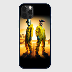 Чехол для iPhone 12 Pro Хайзенберг и Бендер пустились во все тяжкие, цвет: 3D-черный