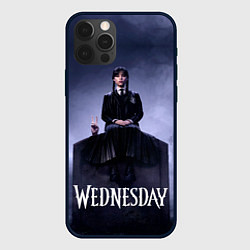 Чехол iPhone 12 Pro Уэнсдей и вещь на могиле Wednesday