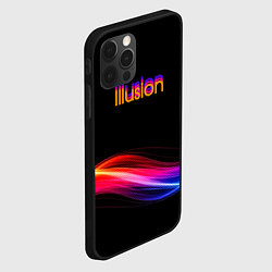 Чехол для iPhone 12 Pro Illusion, цвет: 3D-черный — фото 2