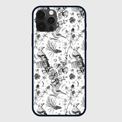 Чехол для iPhone 12 Pro Бузулукский бор, цвет: 3D-черный
