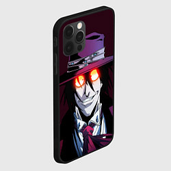 Чехол для iPhone 12 Pro Hellsing - Алукард, цвет: 3D-черный — фото 2