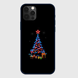 Чехол для iPhone 12 Pro New year, цвет: 3D-черный