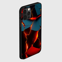 Чехол для iPhone 12 Pro Orange glow, цвет: 3D-черный — фото 2