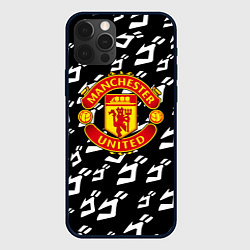 Чехол для iPhone 12 Pro Манчестер Юнайтед x Jojo anime, цвет: 3D-черный