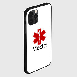 Чехол для iPhone 12 Pro Медик, цвет: 3D-черный — фото 2