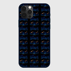 Чехол для iPhone 12 Pro Happy halloween pattern, цвет: 3D-черный