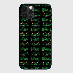 Чехол для iPhone 12 Pro Halloween pattern, цвет: 3D-черный