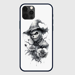 Чехол для iPhone 12 Pro Eerie Scarecrow, цвет: 3D-черный