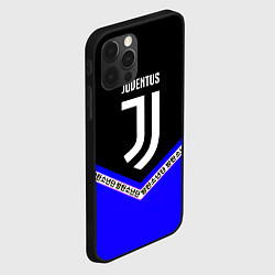 Чехол для iPhone 12 Pro Ювентус япония геометрия, цвет: 3D-черный — фото 2