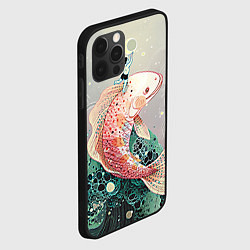 Чехол для iPhone 12 Pro Рыба, цвет: 3D-черный — фото 2